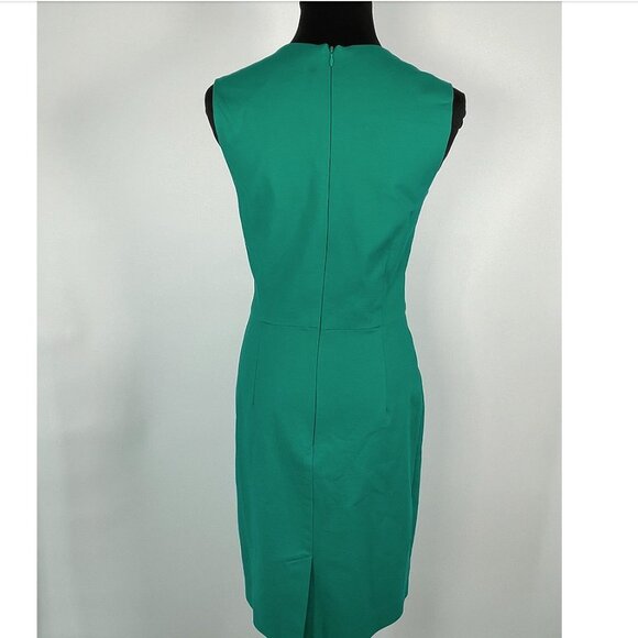 HOST PICK- Banana Republic Green Cotton Midi Dress Size 6 - Picture 3 of 13